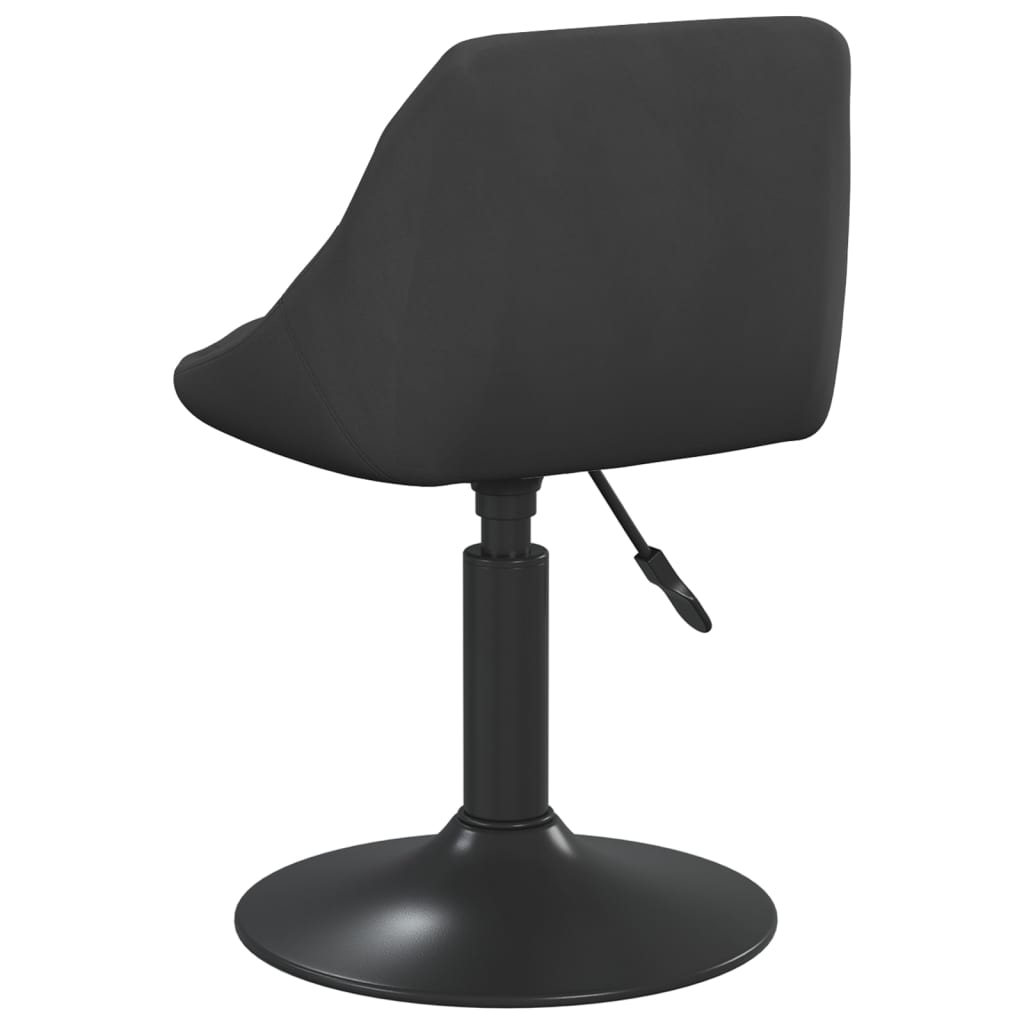 Taburete De Cocina De Terciopelo Negro_3