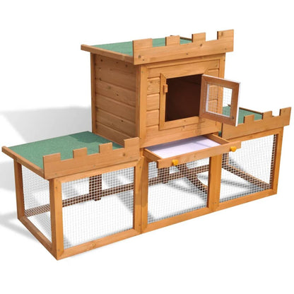 Vidaxl Casa Grande De Animales Jaula Conejera De Madera_2