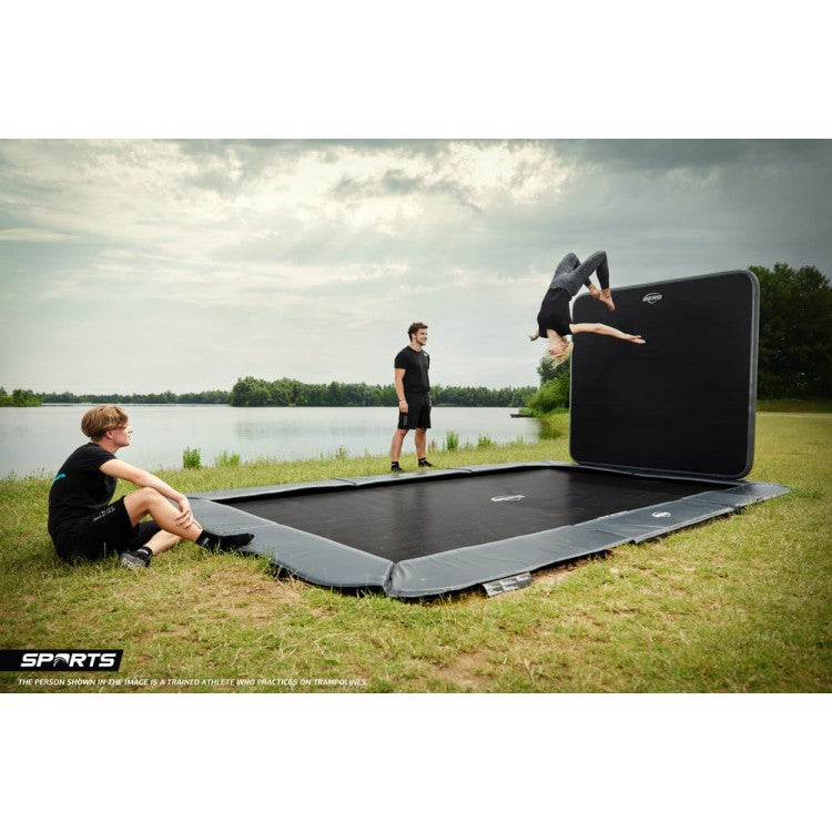 Cama Elastica Berg Flatground Ultim Champion 410 + Aerowall Gris._1
