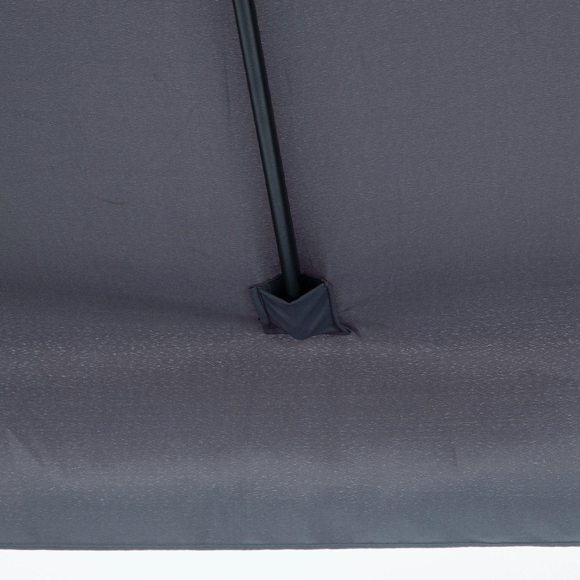 Outsunny Sombrilla Rectangular 230x130x249 Cm Con Manivela Protección Uv Gris_4