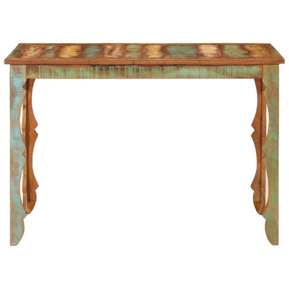 Mesa De Comedor Madera Maciza Reciclada 110x52x76 Cm_0
