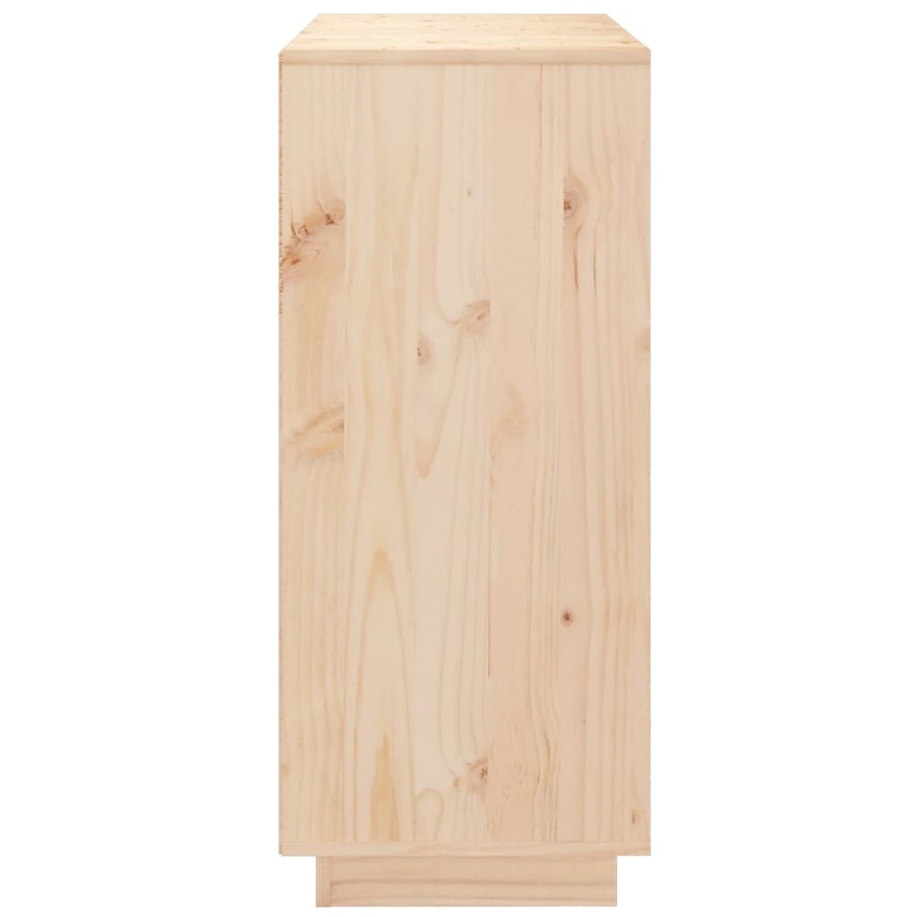 Aparador De Madera Maciza De Pino 70x34x80 Cm / Vetonek_0