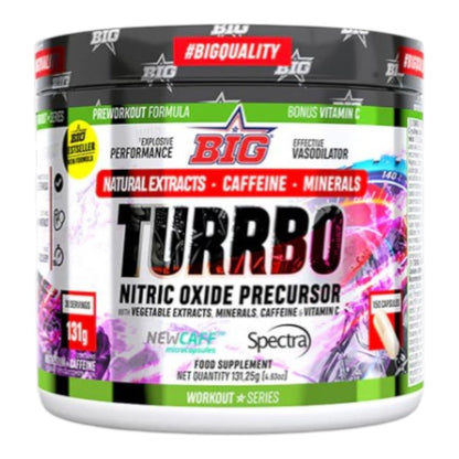 Turrbo - 150 Cápsulas - Pre Entreno - Big_0