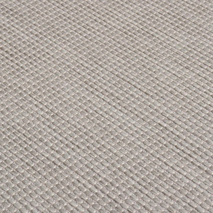 Vidaxl Alfombra De Exterior De Tejido Plano Gris Taupe 80x150 Cm_4