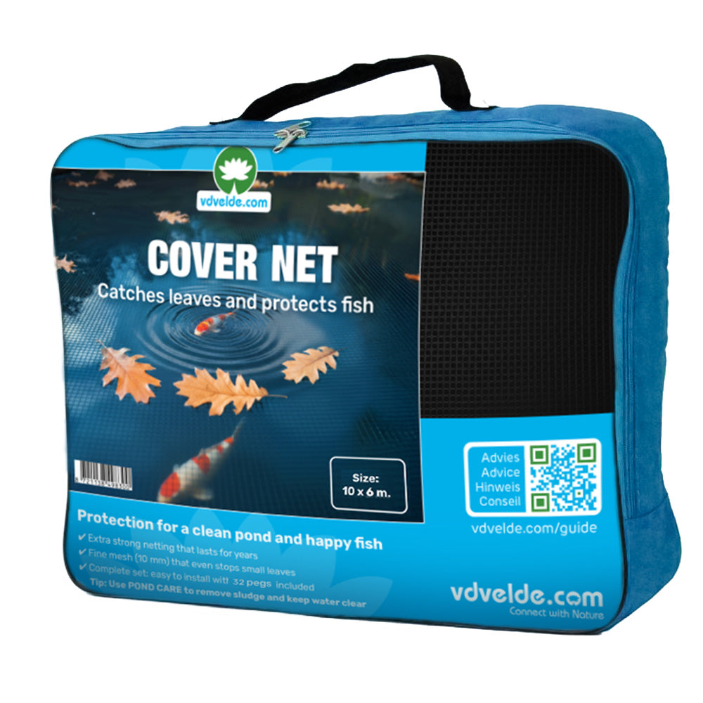 Cover Net Red Estanque 10x6m - Malla 10mm - Negro/verde - Con Estacas_2