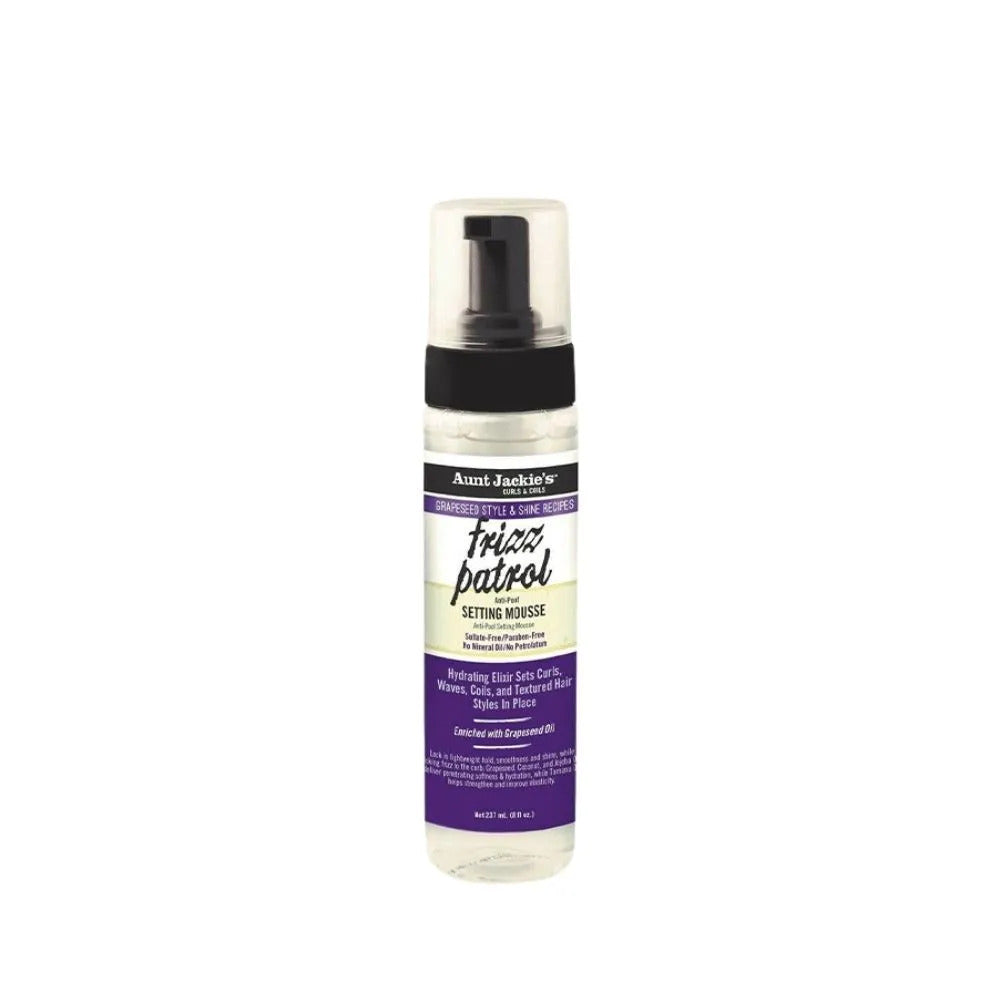 Mousse Frizz Patrol Anti-poof Twist And Curl Setting Aunt Jackie's 237ml_0