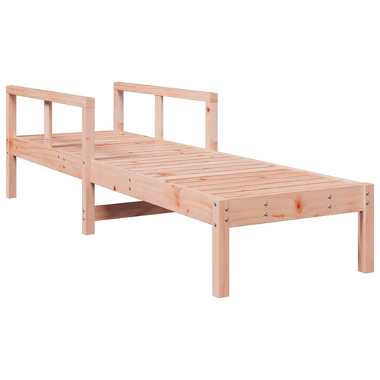 Tumbona De Madera Maciza Douglas 199,5x62x55 Cm / Vetonek_0
