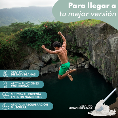 Creatina Monohidrato En Polvo 306g (90 Dosis) - Creatina Pura Sin Sabor - Suplemento Deportivo Para Masa Muscular_3