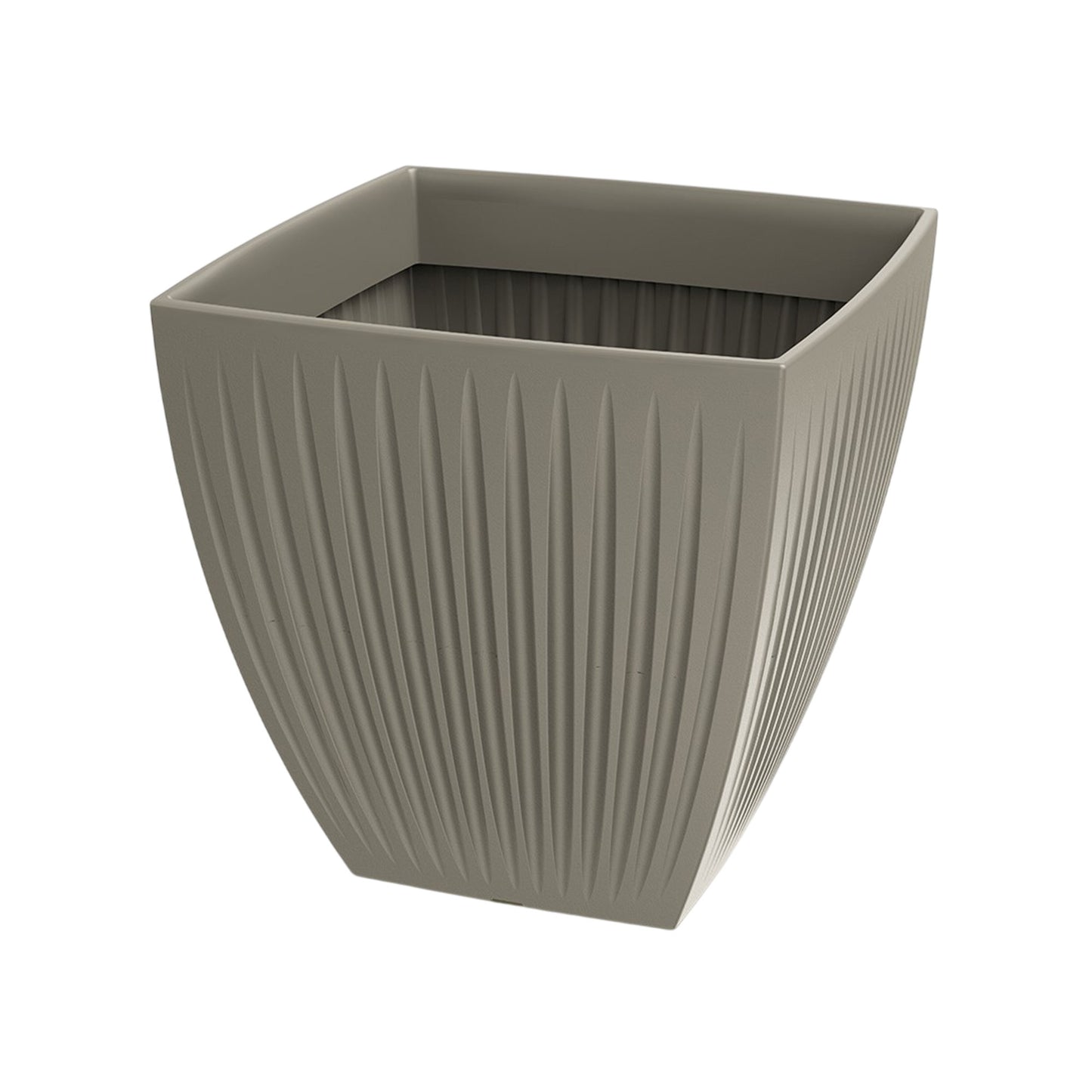 Maceta Latia Square Midl Ø30x30 Mocca_0