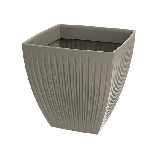 Maceta Latia Square Midl Ø30x30 Mocca