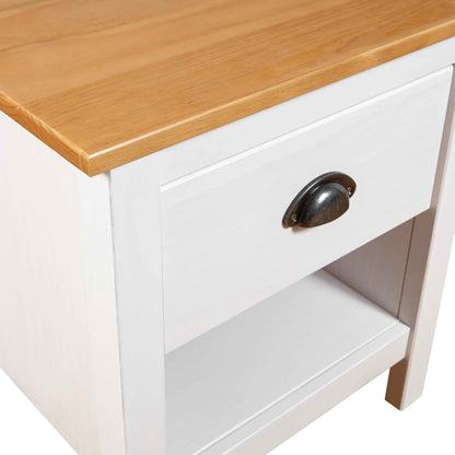Mesitas De Noche 2 Uds Hill Madera Maciza De Pino 46x35x49,5 Cm_4