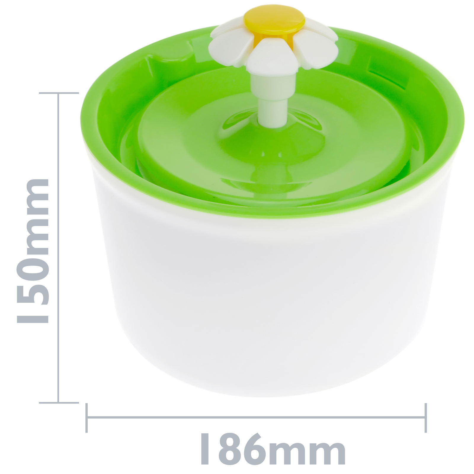 Bebedero Para Perros Y Gatos 2.5l Verde. Fuente Eléctrica Con Dispensador De Agua Filtrada Para Mascotas_1