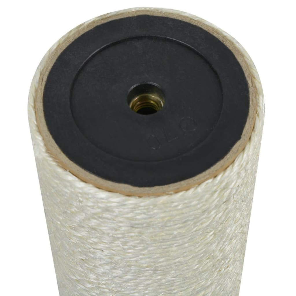 Vidaxl Poste Rascador Para Gatos 8x40 Cm 10 Mm Beige_1