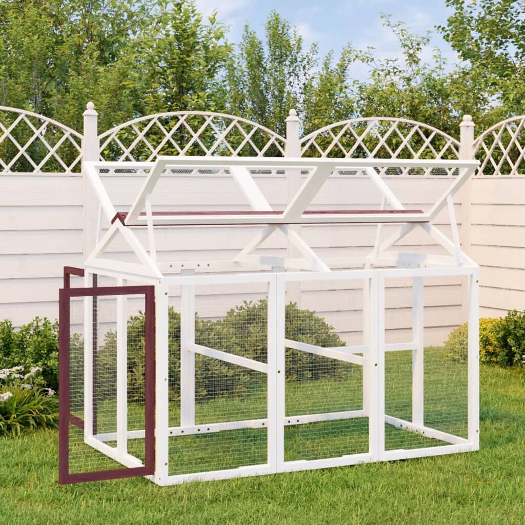 Vidaxl Corral De Madera Maciza Pino Color Moca 141x94x104 Cm_1