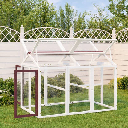 Vidaxl Corral De Madera Maciza Pino Color Moca 141x94x104 Cm_1