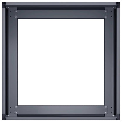 Jardinera Acero Gris Antracita 40x40x30 Cm_4