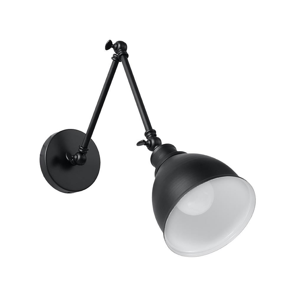 Aplique De Pared Stark Shade Negro, E27_0