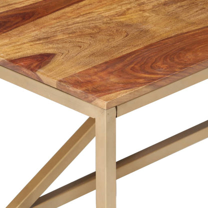 Mesa Auxiliar De Madera Maciza 60x60x40 Cm_3