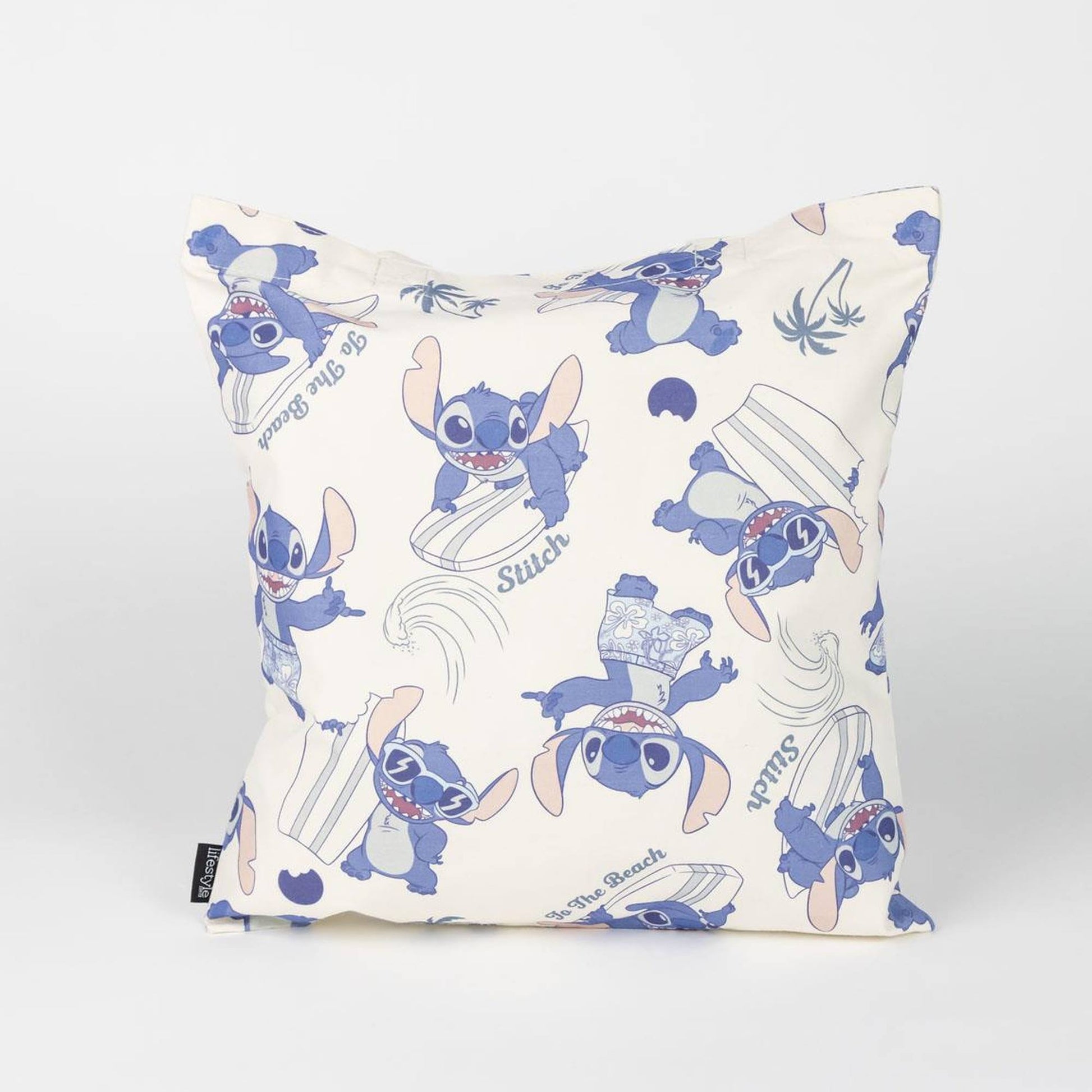 Bolsa De Compras Stitch Azul 36 X 39 X 0,4 Cm_3