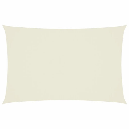 Vidaxl Toldo De Vela Rectangular Tela Oxford Color Crema 2x4,5 M_0