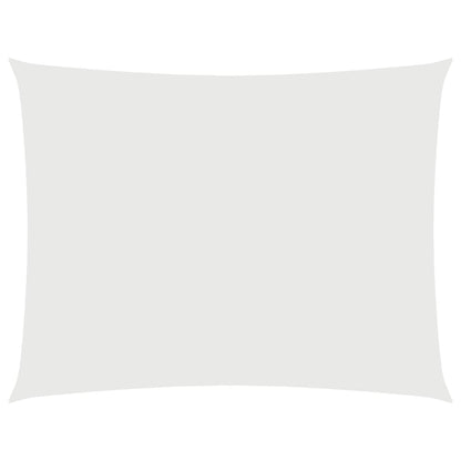 Vidaxl Toldo De Vela Rectangular Tela Oxford Blanco 3x6 M_0