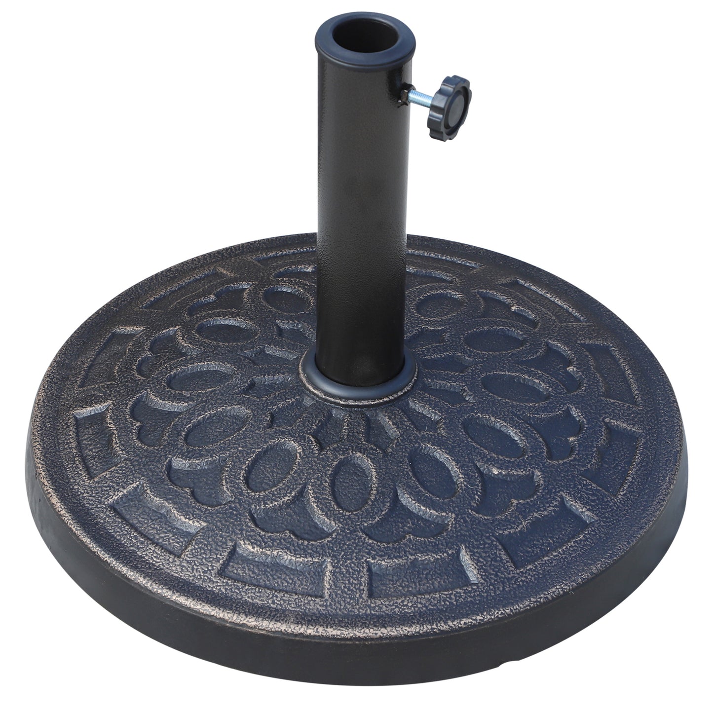 Outsunny Base Para Sombrilla Jardín Peso 12 Kg Para Postes De 38/48mm Ø44x34cm_0