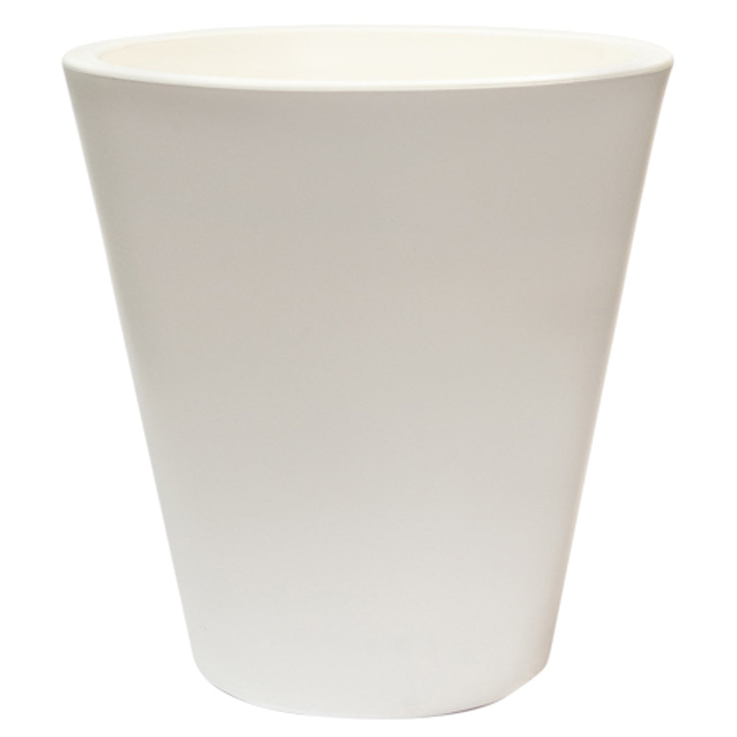 Macetero De Polietileno Blanco 50x50 Cm_0