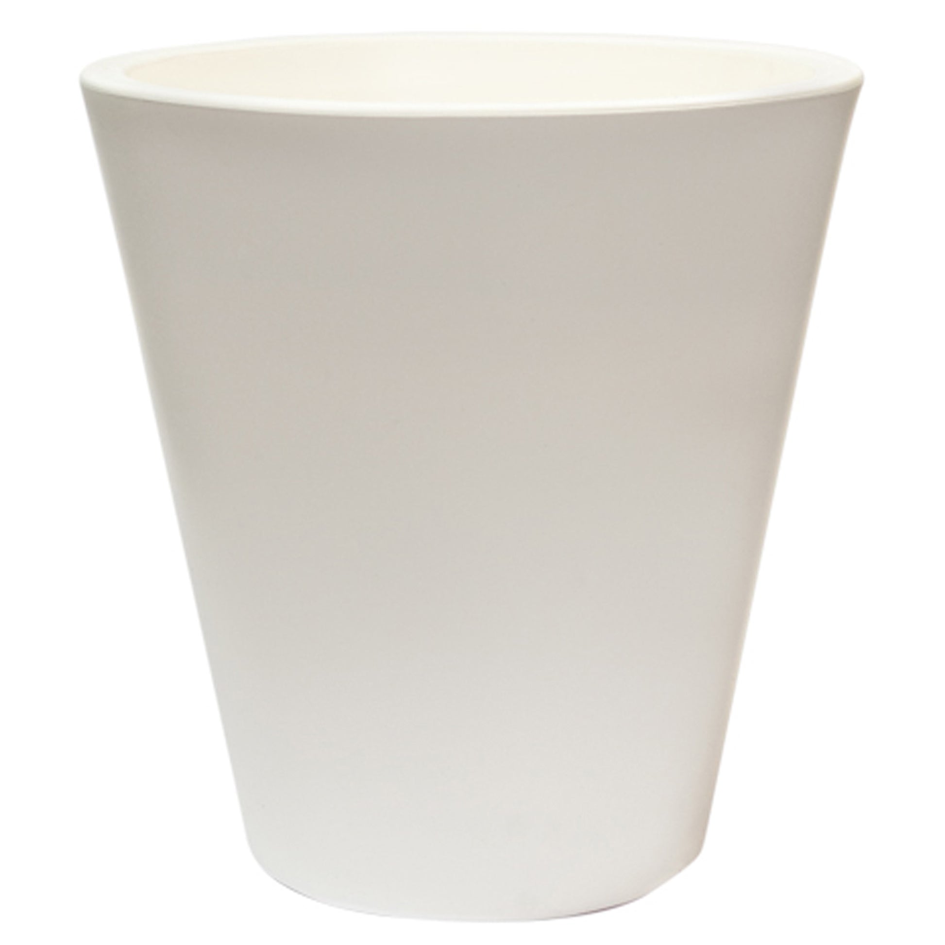 Macetero De Polietileno Blanco 50x50 Cm_0
