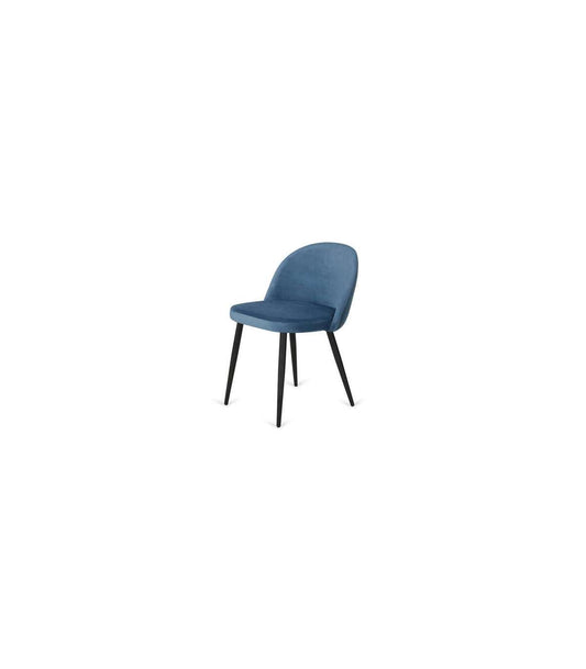 Pack 4 Sillas Zaragoza Velvet Azul, 75 Cm (alto) 45 Cm (ancho) 54 Cm (fondo)_0