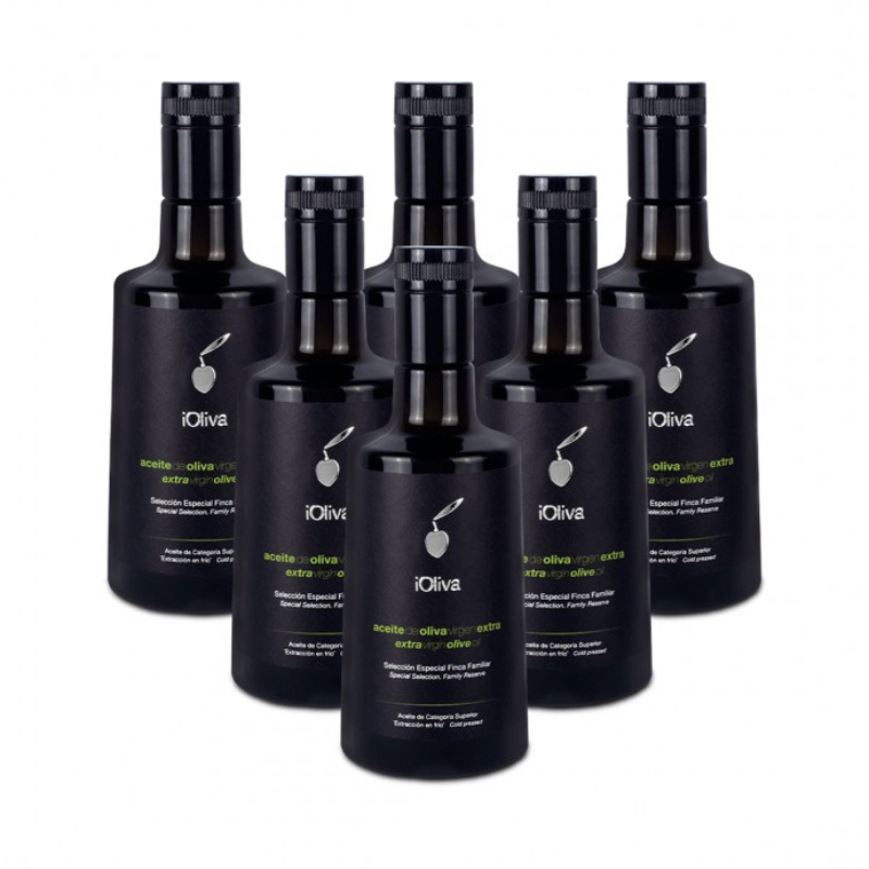 iOliva | Aceite De Oliva Virgen Extra |  Variedad Hojiblanca | Olivar Tradicional | Botella 500 Ml. (caja De 6)_0