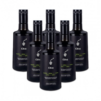 iOliva | Aceite De Oliva Virgen Extra |  Variedad Hojiblanca | Olivar Tradicional | Botella 500 Ml. (caja De 6)_0