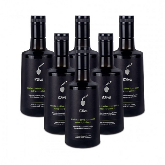 iOliva | Aceite De Oliva Virgen Extra |  Variedad Hojiblanca | Olivar Tradicional | Botella 500 Ml. (caja De 6)_0