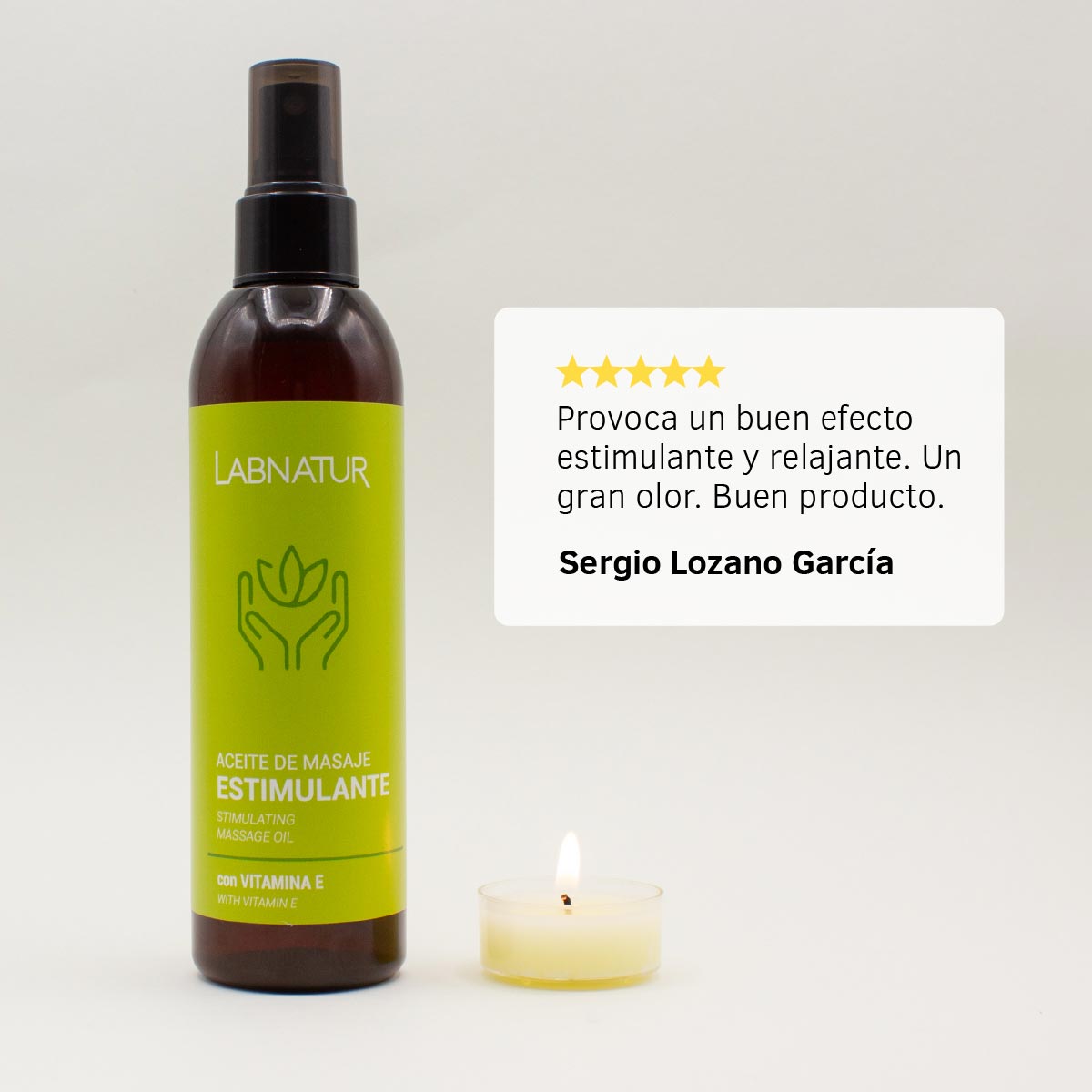 Aceite de Masaje Estimulante 200 ml | Tonificante y Energizante | Hidratante Corporal | Bienestar_1