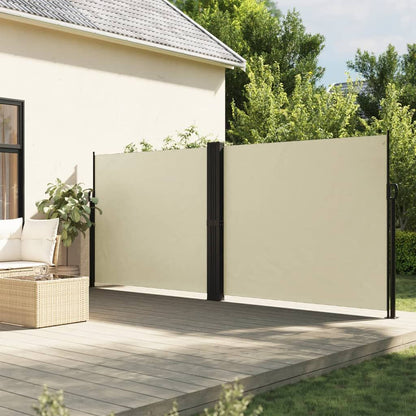Vidaxl Toldo Lateral Retráctil Crema 180x1200 Cm_1