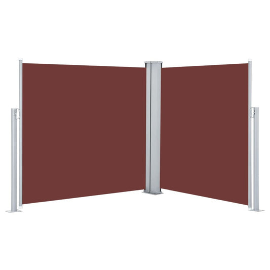Vidaxl Toldo Lateral Retráctil Marrón 100x600 Cm_0