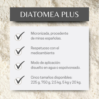 Tierra De Diatomeas Micronizada - 100% Natural Y Ecológica - 225 G - Múltiples Usos - Polvo De Diatomeas En Envase Pulve_1