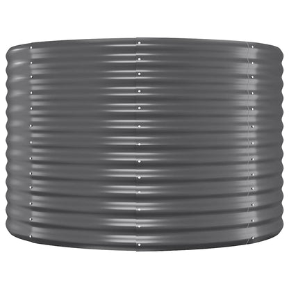 Jardinera Arriate Acero Galvanizado Antracita 322x100x68cm_3