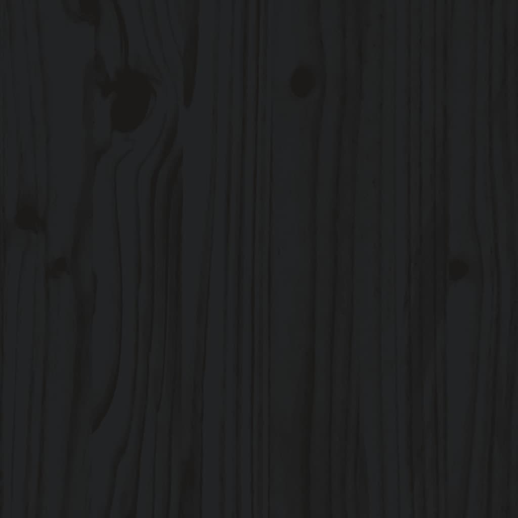 Vidaxl Juego De Sofás De Jardín 5 Piezas Madera Maciza De Pino Negro_5