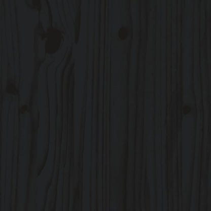 Vidaxl Juego De Sofás De Jardín 5 Piezas Madera Maciza De Pino Negro_5