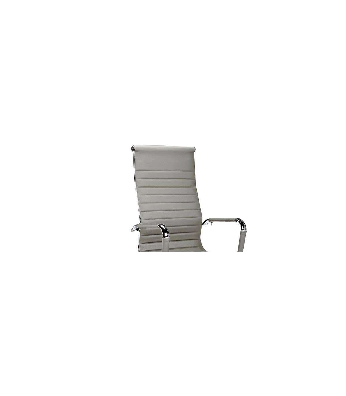 Silla Despacho Giratoria Elevable Acabado Gris, 60 Cm(ancho) 108-115 Cm(altura) 66 Cm(fond_4