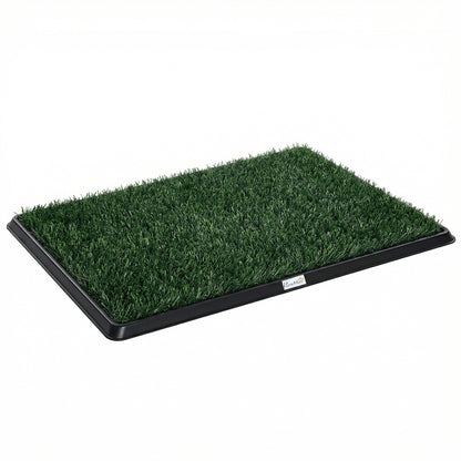 Pawhut Inodoro Para Perros Con Césped Artificial Bandeja Y Drenaje 76x50,5 Cm_0
