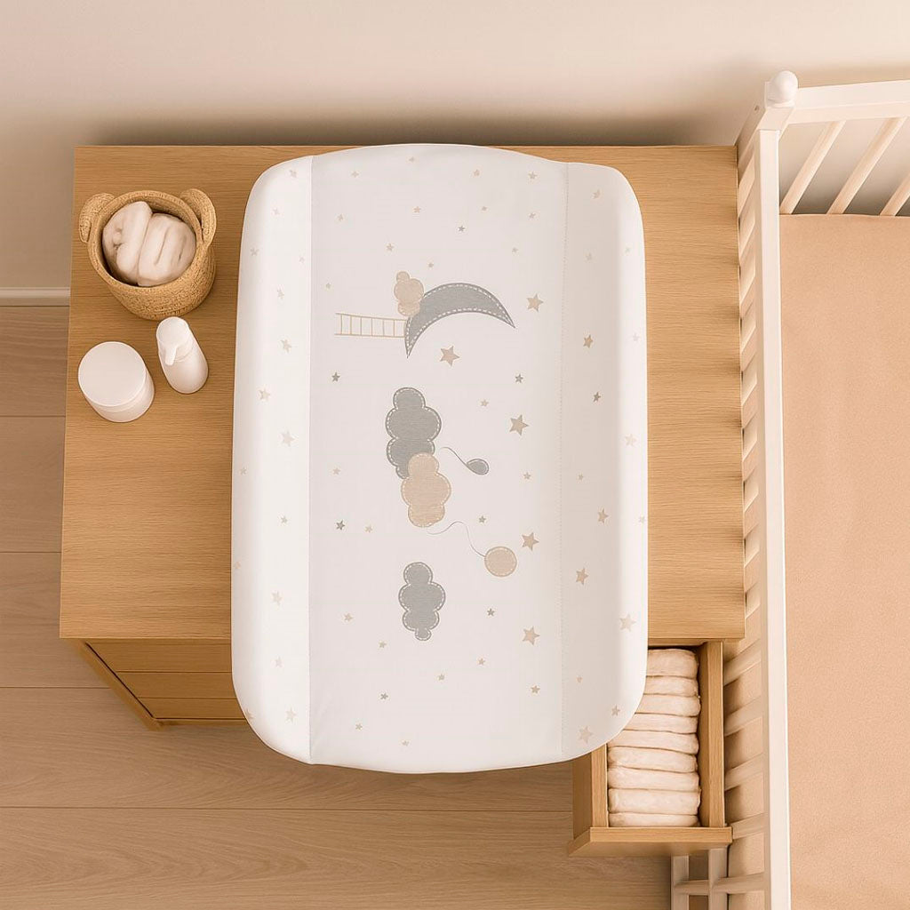 Bathby | Cambiador Fijo Para Bebé, Modelo Estrellas Y Luna_2