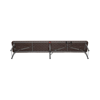 Banco Plegable Catering Efecto Ratán 180x30x43cm 7house_2
