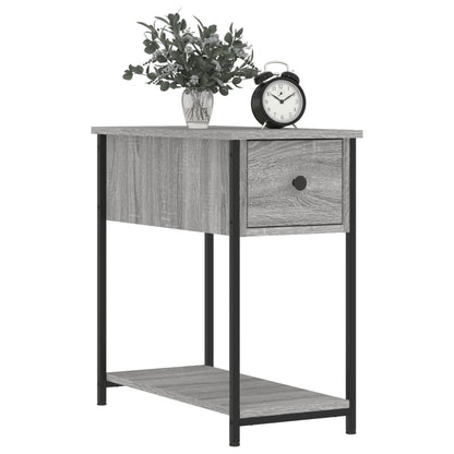 Mesitas Noche 2 Uds Madera Ingeniería Gris Sonoma 30x60x60 Cm_1