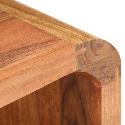 Mesita De Noche Madera Maciza Acacia Acabado Miel 40x30x60 Cm_4