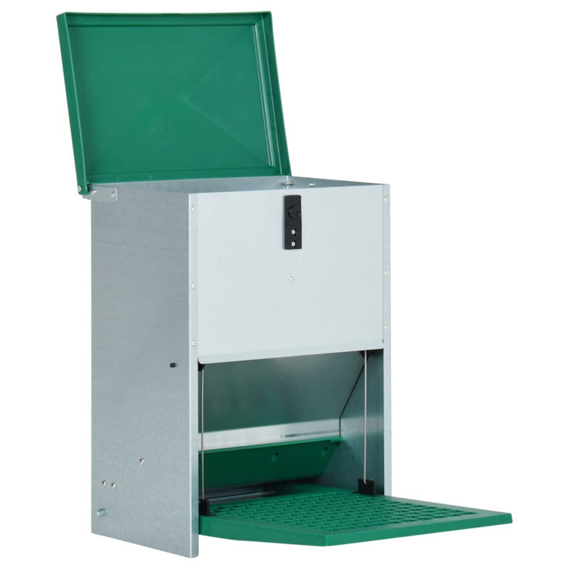 Vidaxl Comedero Automático Para Aves De Corral Con Pedal 12 Kg_5