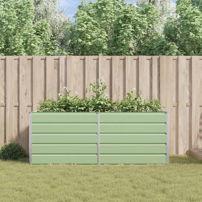 Jardinera Verde Pastel 195 X 100 X 75 Cm Acero Galvanizado_3