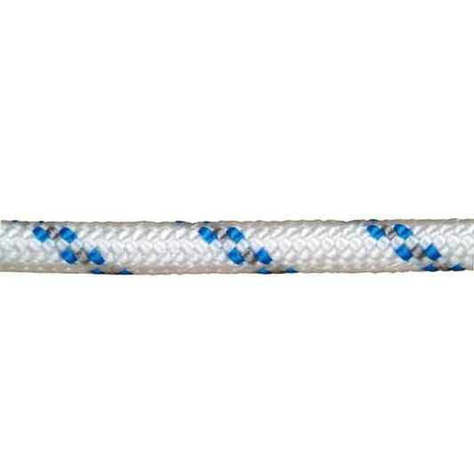 Cuerda Poliester Trenzada Blanco / Azul 18 Mm. Bobina 100 M._0