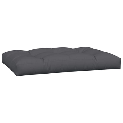 Vidaxl Cojines Para Palets 2 Unidades Tela Gris Antracita_4
