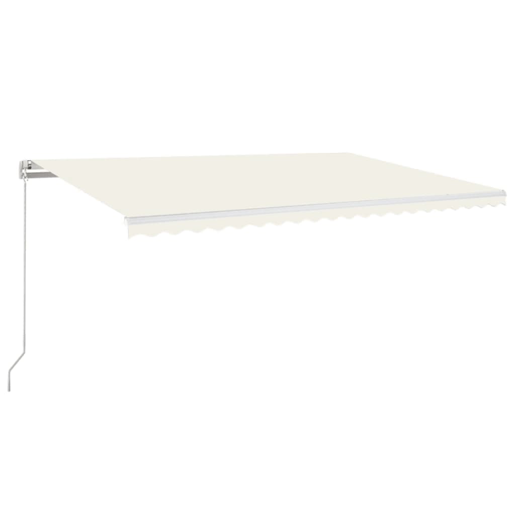 Toldo Retráctil Manual Crema 500x350 Cm_0